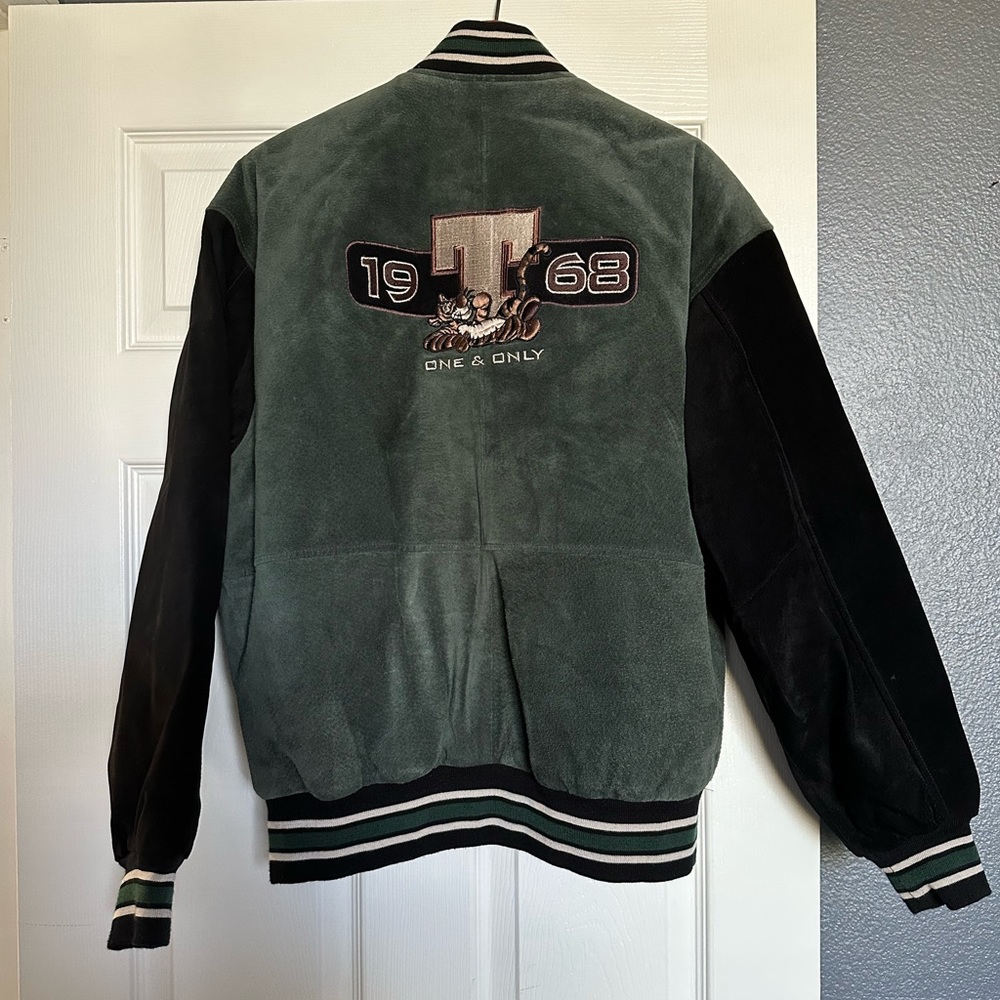 Vintage Disney Tigger Suede Jacket Adult Medium